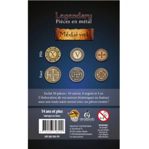 Legendary Metal Coins - Set Medieval