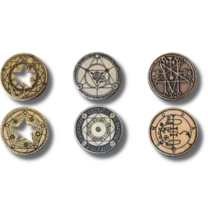 Legendary Metal Coins - Set Magie