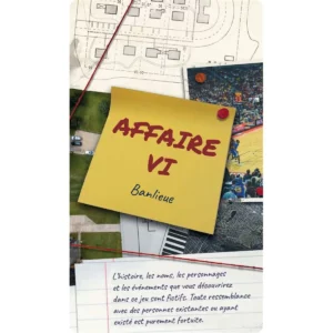 Détective ext. - Affaire VI: Banlieue (F)