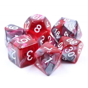 Lot de 7 Dés - Dragon's Blood